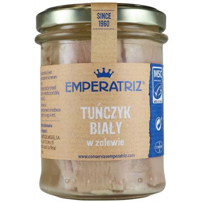 Tuńczyk Biały Filety MSC w Sosie Własnym 200g (140g) Emperatriz - 8410972121436.jpg