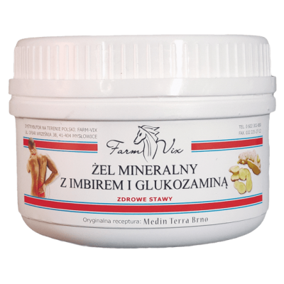 Żel Mineralny z Imbirem i Glukozaminą 350g Farm-Vix  - 8594015701165.jpg