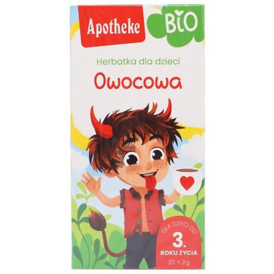 Herbatka dla dzieci owocowa BIO 20x2g Apotheke  - 8595178205989.jpg
