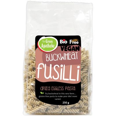 Makaron Gryczany Świderek Fusilli Bezglutenowy BIO 250g Apotheke - 8595178216008.jpg