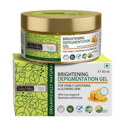 Żel rozjaśniający do pielęgnacji skóry z przebarwieniami, plamami i niedoskonałościami 50ml Indus Valley - 8904061203443.jpg