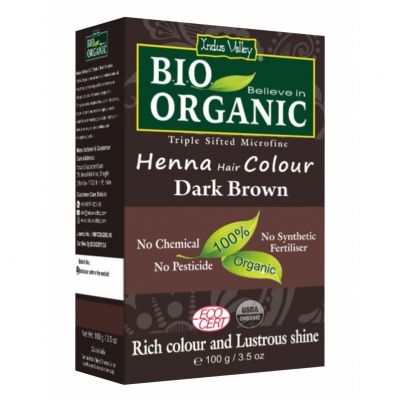 Henna BIO Ciemny Brąz BIO 100g Indus Valley - 8904061205980.jpg