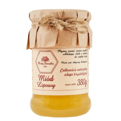 Miód lipowy 380g Miody Dworskie - md3.jpg